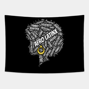 Afro-Latinx Afro Tapestry