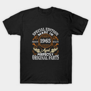 Vintage 1965 60th Birthday 60 Years Old Gift For Men Women T-Shirt