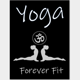 Forever Fit Yoga Pose Posters and Art