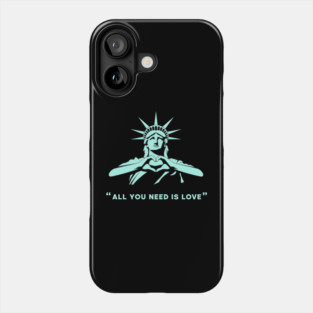 All You Need Is Love Freedom Patriotic Phone Case