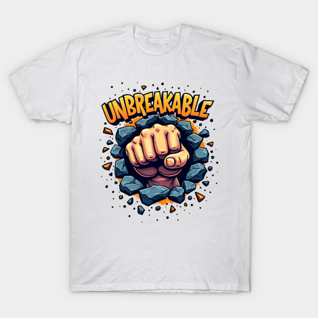 Unbreakable Fist: Power & Strength T-Shirt by DrollDrifter