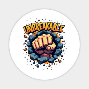 Unbreakable Fist: Power & Strength Magnet