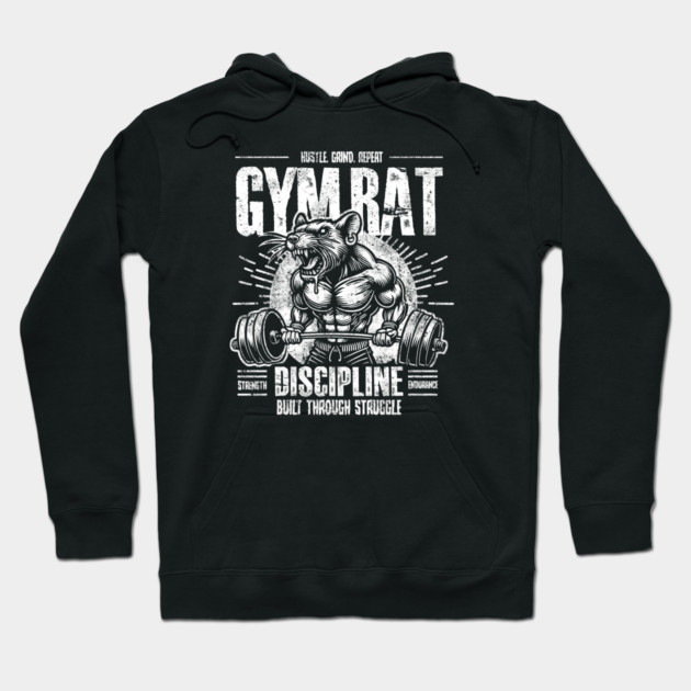 GYM RAT Hoodie by artslaves