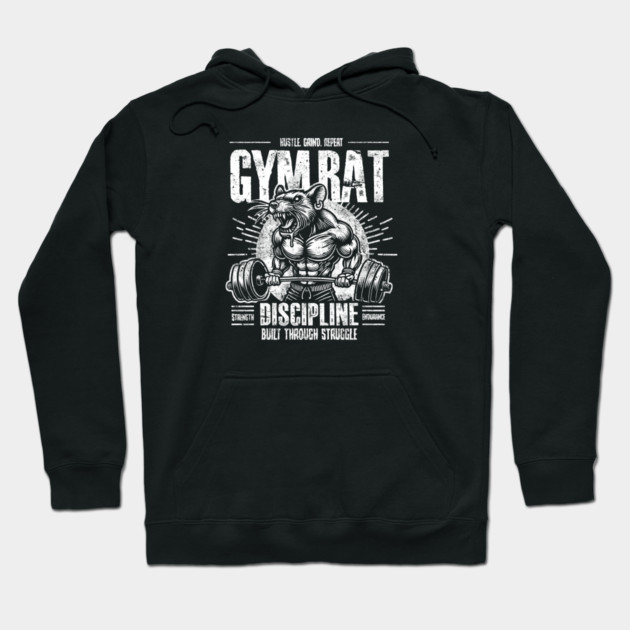 GYM RAT Hoodie by artslaves