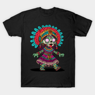 Cute Aztec Zombie T-Shirt