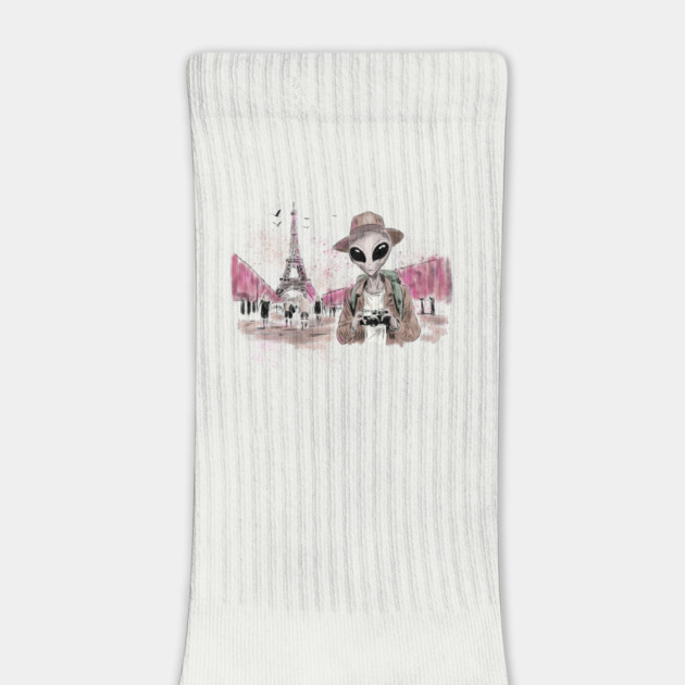 Alien Touring Paris by H. R. Sinclair