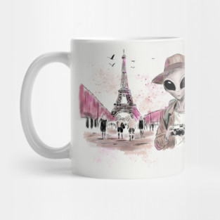 Alien Touring Paris Mug