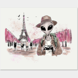 Alien Touring Paris Posters and Art