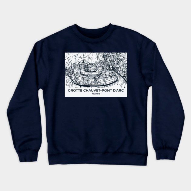 Grotte Chauvet-Pont d’Arc - France Crewneck Sweatshirt by Lakeric