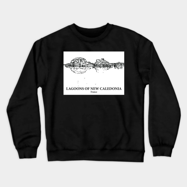 Lagoons of New Caledonia - France Crewneck Sweatshirt by Lakeric