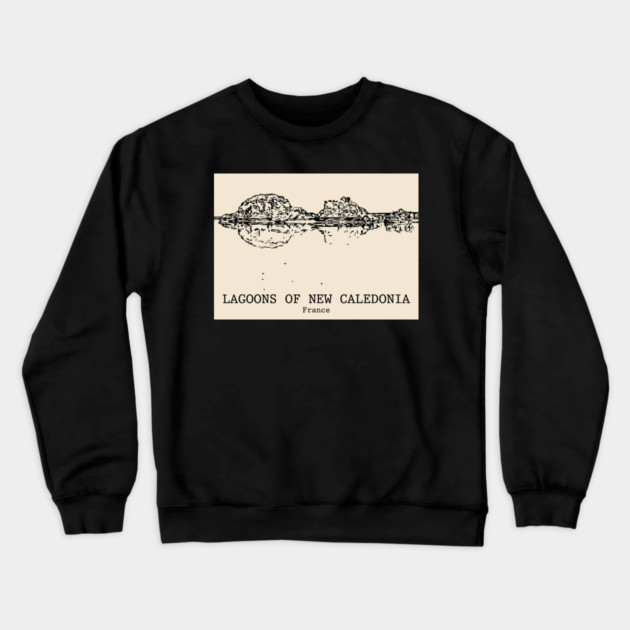 Lagoons of New Caledonia - France Crewneck Sweatshirt by Lakeric
