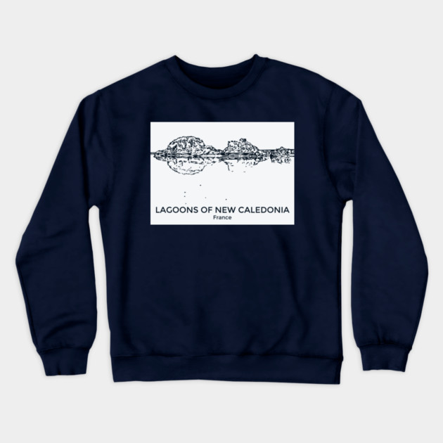 Lagoons of New Caledonia - France Crewneck Sweatshirt by Lakeric
