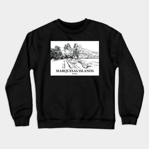 Marquesas Islands - France Crewneck Sweatshirt by Lakeric