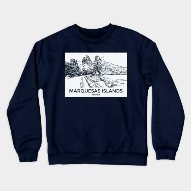 Marquesas Islands - France Crewneck Sweatshirt by Lakeric