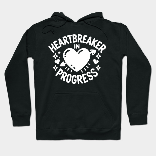 Heartbreaker in Progress Hoodie by Frank Ring