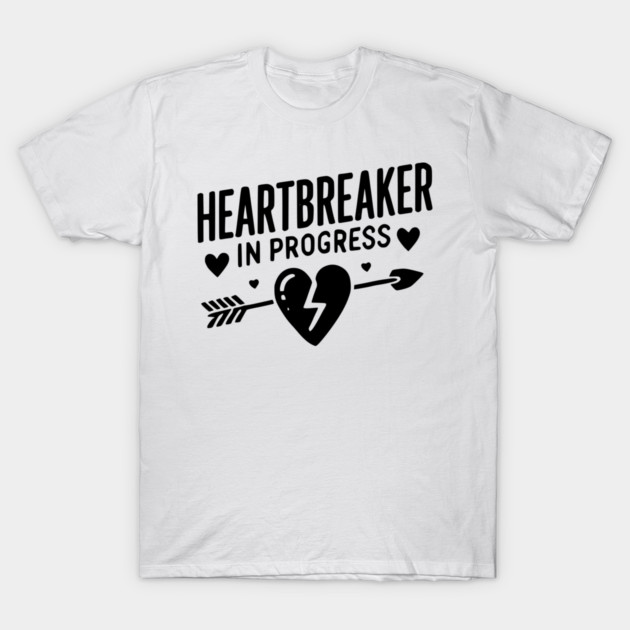 Heartbreaker in Progress T-Shirt by Frank Ring