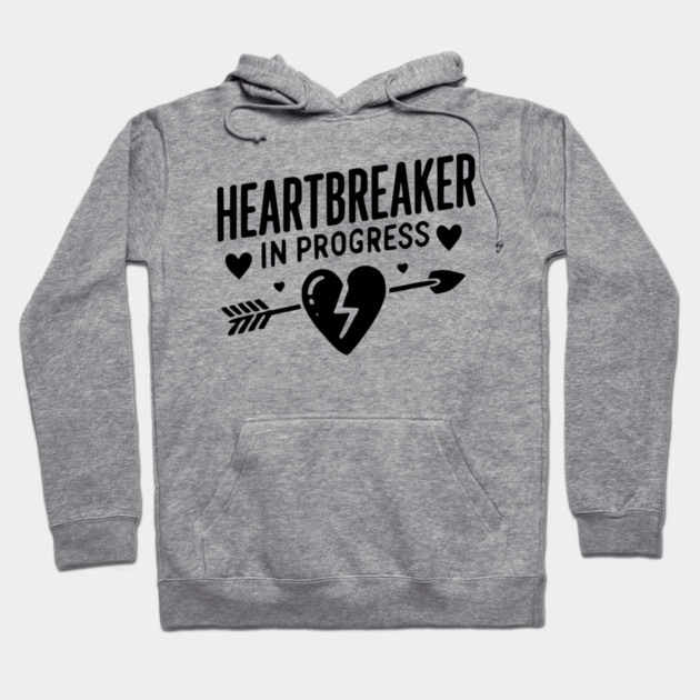 Heartbreaker in Progress Hoodie by Frank Ring