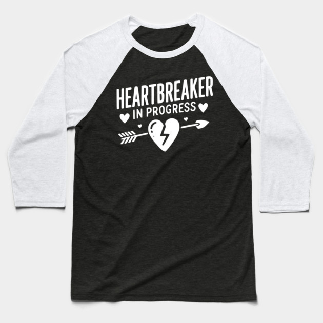 Heartbreaker in Progress Baseball T-Shirt by Frank Ring