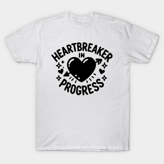 Heartbreaker in Progress T-Shirt by Frank Ring