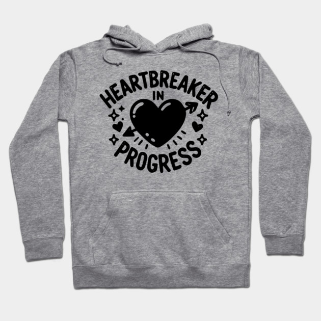 Heartbreaker in Progress Hoodie by Frank Ring