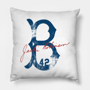 Jackie Robinson - Dodgers Pillow