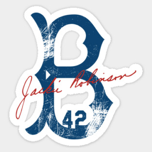 Jackie Robinson - Dodgers Sticker