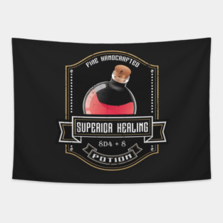 Superior Healing Potion Tabletop RPG Alchemy Fantasy Tapestry