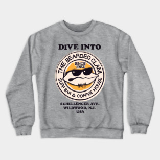 The Bearded Clam (2 Sided) Crewneck Sweatshirt