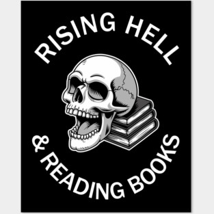 Rising Hell and Reading Books Intellectual Freedom Posters and Art