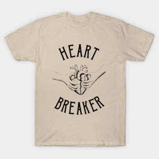 Heart Breaker Edgy Retro Anti Valentine T-Shirt