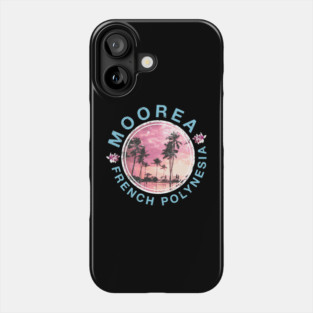 Moorea Sunset French Polynesian Phone Case