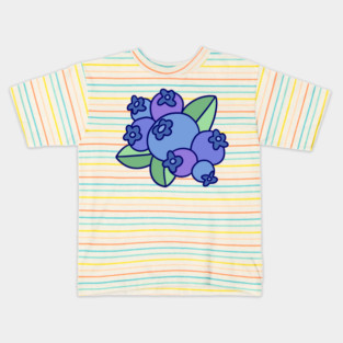 Blueberry Cluster Kids T-Shirt