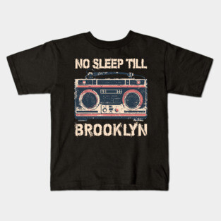 No Sleep Boombox Vintage Kids T-Shirt