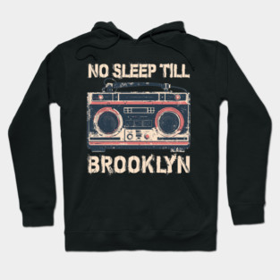 No Sleep Boombox Vintage Hoodie