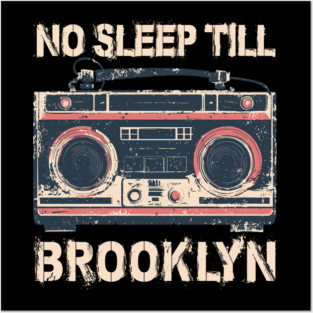 No Sleep Boombox Vintage Posters and Art