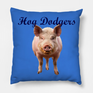 Hog Dodgers Design Pillow