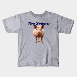 Hog Dodgers Design Kids T-Shirt