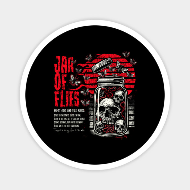 JAR OF FLIES Magnet by artslaves