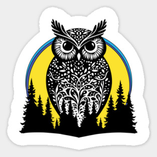 Owl Sticker