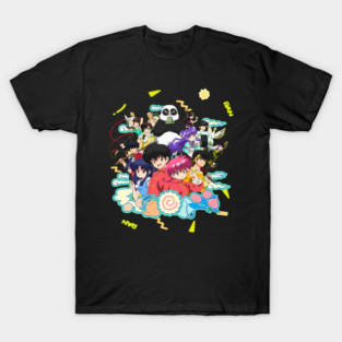 Ranma-1/2 full family T-Shirt