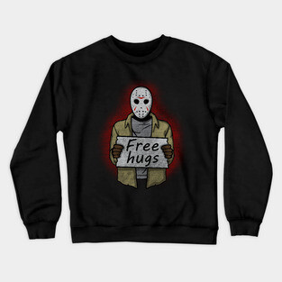 Free Hugs (Jason Voorhees) Crewneck Sweatshirt