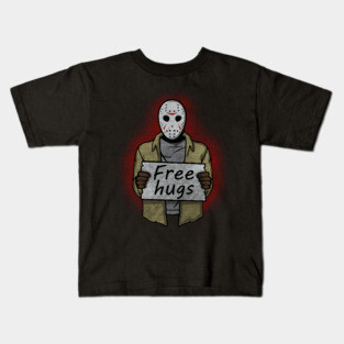Free Hugs (Jason Voorhees) Kids T-Shirt