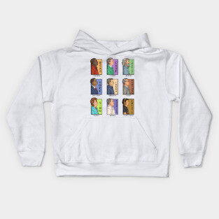 He Series Collage - Version 1 Kids Hoodie