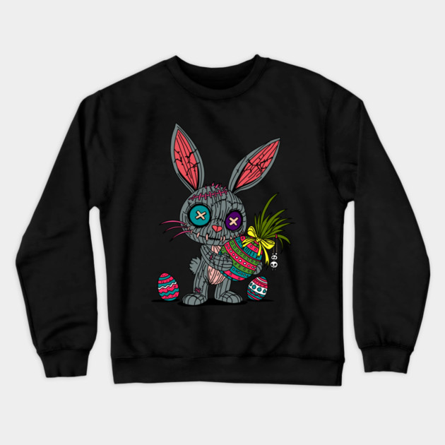 Voodoo Easter Bunny Crewneck Sweatshirt by H. R. Sinclair