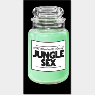 Sweaty Jungle Candle - Funny Crude Candles Lover Humor Posters and Art