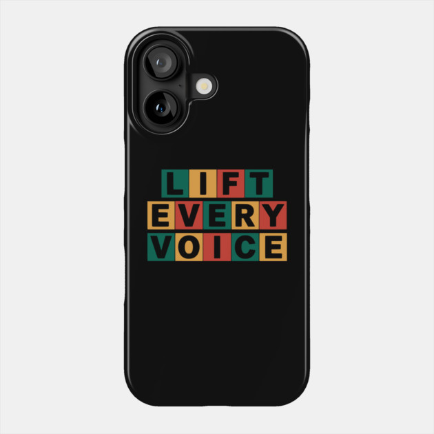Lift Every Voice Phone Case by UrbanLifeApparel
