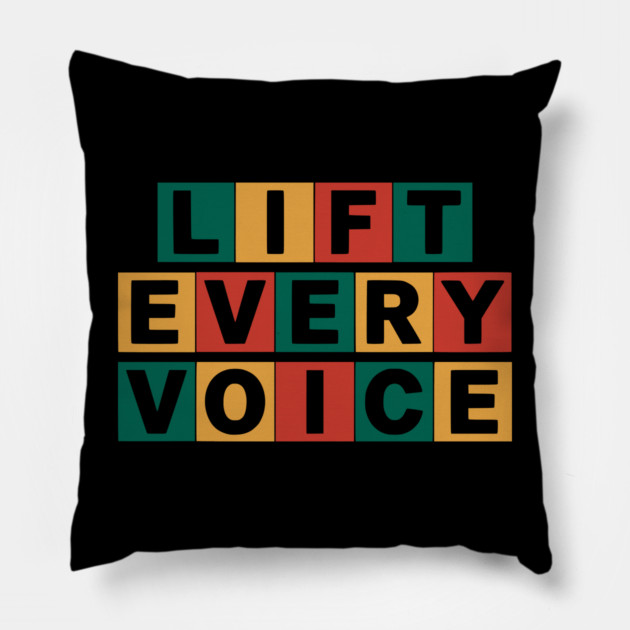 Lift Every Voice Pillow by UrbanLifeApparel
