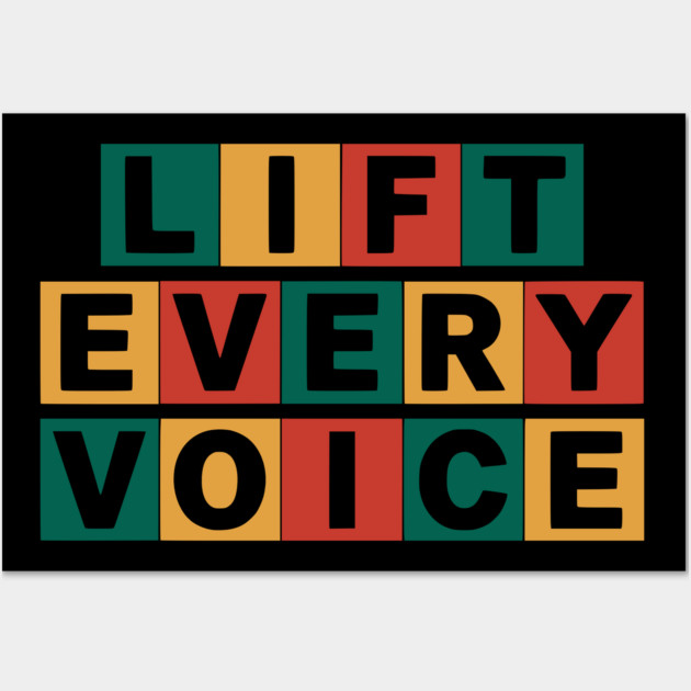 Lift Every Voice Wall Art by UrbanLifeApparel