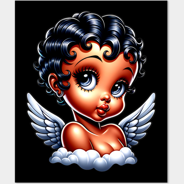 Cute Angel Wall Art by UrbanLifeApparel