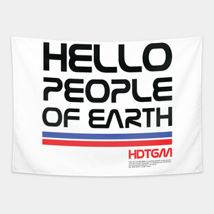 HDTGM - Hello People of Earth Nasa Tapestry
